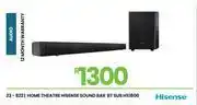 Fair Price Hisense Sound Bar BT Sub Home Theatre HS1800 23-822 offer