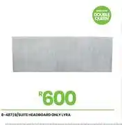 Fair Price Lyra Headboard Only B/Suite 8-487 offer