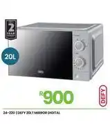 Fair Price Defy 20L Mirror Digital Microwave 24-220 offer