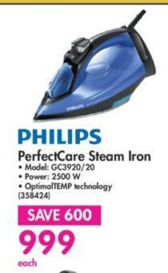 Makro Philips PerfectCare Steam Iron 2500W offer