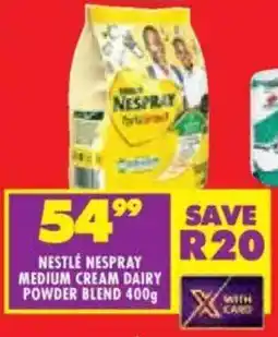 Shoprite Nestlé nespray medium cream dairy powder blend offer