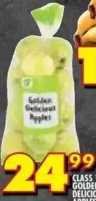 Shoprite Class 1 golden delicious apples offer
