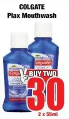 Boxer COLGATE Plax Mouthwash offer