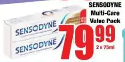 Boxer SENSODYNE Multi-Care Value Pack offer