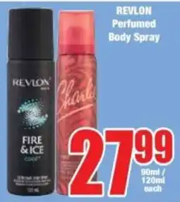 Boxer REVLON Perfumed Body Spray offer