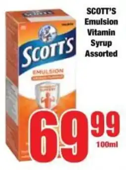 Boxer SCOTT'S Emulsion Vitamin Syrup Assorted offer