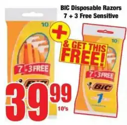Boxer BIC Disposable Razors offer