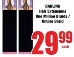 Boxer DARLING Hair Extensions One Million Braids / Ombre Braid offer