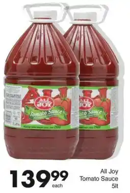 Save All Joy Tomato Sauce offer