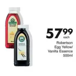 Save Robertson Egg Yellow/ Vanilla Essence offer