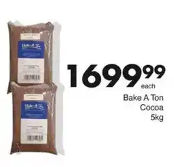 Save Bake A Ton Cocoa offer