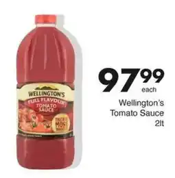 Save Wellington's Tomato Sauce offer