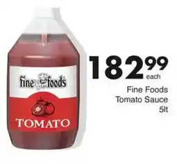 Save Fine Foods Tomato Sauce offer