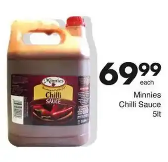 Save Minnies Chilli Sauce offer