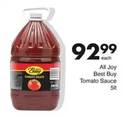 Save All Joy Best Buy Tomato Sauce offer