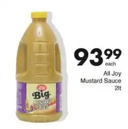 Save All Joy Mustard Sauce offer