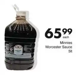 Save Minnies Worcester Sauce offer