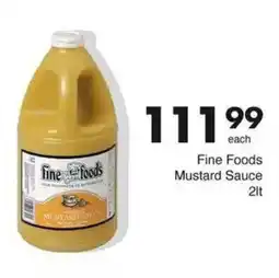 Save Fine Foods Mustard Sauce offer