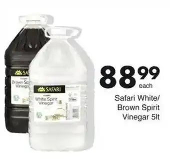 Save Safari White/ Brown Spirit Vinegar offer