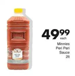 Save Minnies Peri Peri Sauce offer