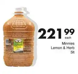 Save Minnies Lemon & Herb offer