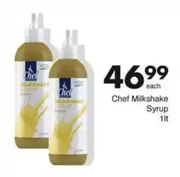 Save Chef Milkshake Syrup offer