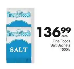 Save Fine Foods Salt Sachets offer