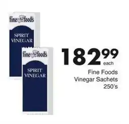 Save Fine Foods Vinegar Sachets offer