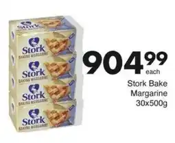 Save Stork Bake Margarine offer