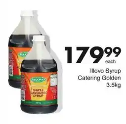 Save Illovo Syrup Catering Golden offer