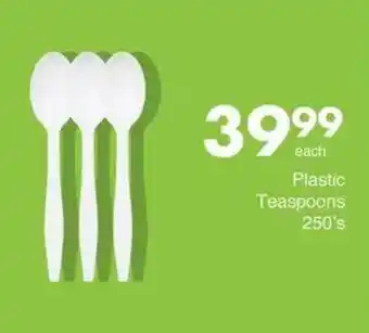 Save Plastic Teaspoons offer