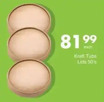 Save Kraft Tubs Lids offer