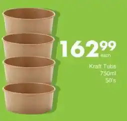 Save Kraft Tubs offer