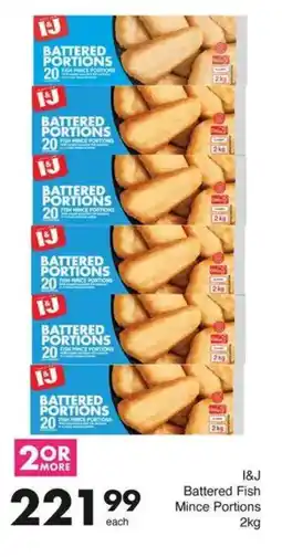 Save I&J Battered Fish Mince Portions offer