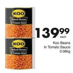 Save Koo Beans In Tomato Sauce offer