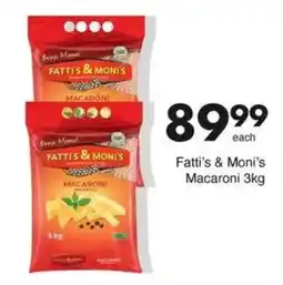 Save Fatti's & Moni's Macaroni offer