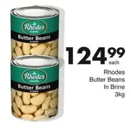 Save Rhodes Butter Beans In Brine offer