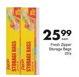 Save Fresh Zipper Storage Bags offer