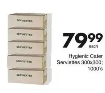 Save Hygienic Cater Serviettes offer