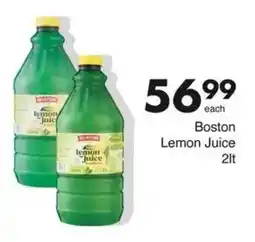 Save Boston Lemon Juice offer