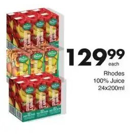 Save Rhodes 100% Juice offer