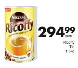Save Nescafe Ricoffy Tin offer