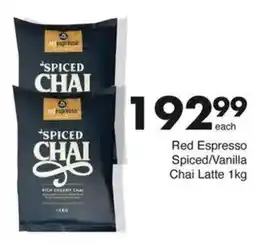 Save Red Espresso Spiced/Vanilla Chai Latte offer