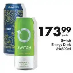 Save Switch Energy Drink offer