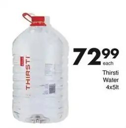 Save Thirsti Water offer