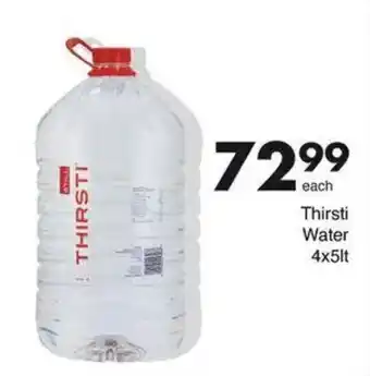 Save Thirsti Water offer