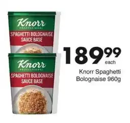 Save Knorr Spaghetti Bolognaise offer
