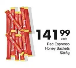 Save Red Espresso Honey Sachets offer