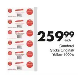 Save Canderel Sticks Original/ Yellow offer