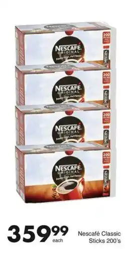 Save Nescafé Classic Sticks offer